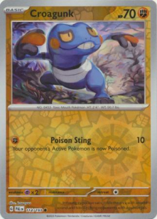 Croagunk (PAL 114) - REVERSE HOLO