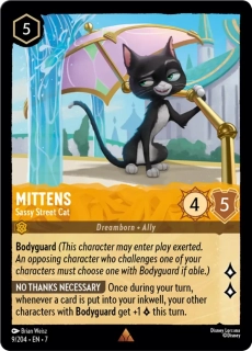 Mittens - Sassy Street Cat - foil
