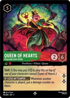 Queen of Hearts - Unpredictable Bully - foil