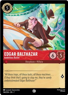 Edgar Balthazar - Ambitious Butler - foil