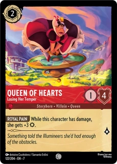 Queen of Hearts - Losing Her Temper - foil