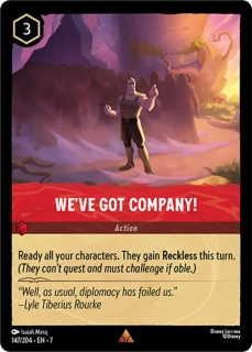 We've Got Company! - foil