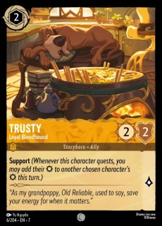 Trusty - Loyal Bloodhound - foil