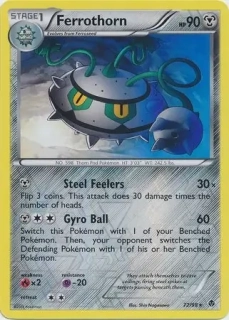 Ferrothorn (EPO 72) - REVERSE HOLO - NEAR MINT