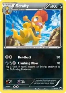 Scrafty (DEX 68) - EXCELLENT