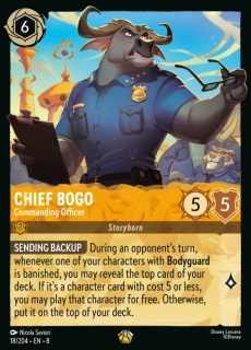 Chief Bogo - Commanding Officer - foil
