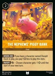 The Nephew's Piggy Bank - foil
