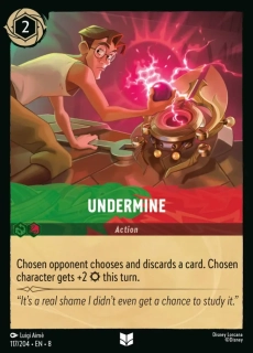 Undermine