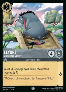 Eeyore - Overstuffed Donkey - foil