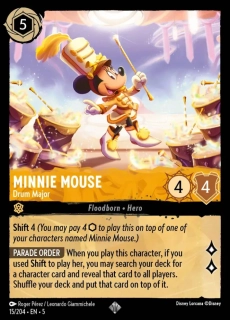Minnie Mouse - Drum Major - foil