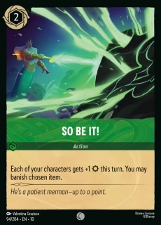 So Be It! - foil