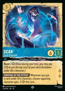 Scar - Eerily Prepared