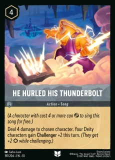 He Hurled His Thunderbolt (V.1)