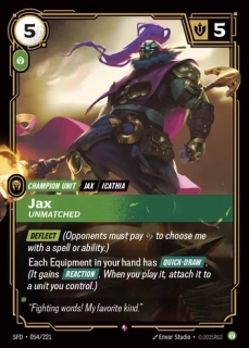 Jax, Unmatched (V.1 - Rare)