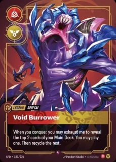 Rek'Sai, Void Burrower (V.1 - Rare)