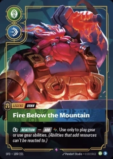 Ornn, Fire Below the Mountain (V.1 - Rare)