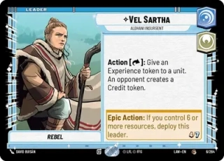 Vel Sartha, Aldhani Insurgent