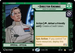Director Krennic, Amidst My Achievement