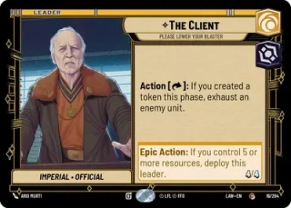 The Client, Please Lower Your Blaster