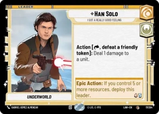 Han Solo, I Got a Really Good Feeling