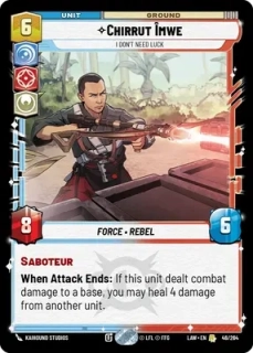 Chirrut Îmwe, I Don't Need Luck