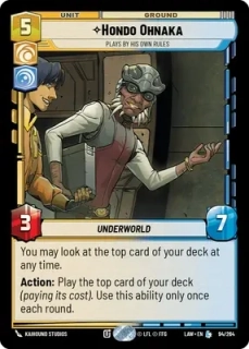 Hondo Ohnaka, Plays By His Own Rules