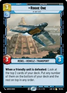 Rogue One, At Any Cost