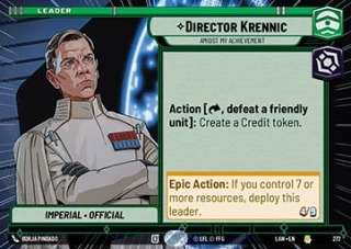 Director Krennic, Amidst My Achievement (V.1)