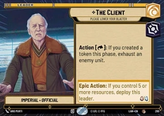 The Client, Please Lower Your Blaster (V.1)