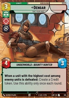 Dengar, Take Your Shot (V.2) - foil