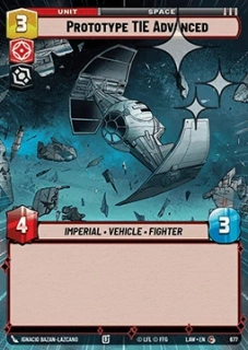 Prototype TIE Advanced (V.2) - foil