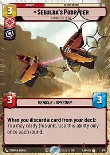 Sebulba's Podracer, Taking the Lead (V.2) - foil