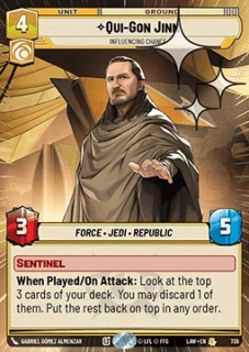 Qui-Gon Jinn, Influencing Chance (V.2) - foil