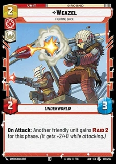 Weazel, Fighting Back