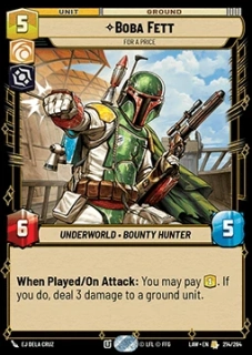 Boba Fett, For a Price