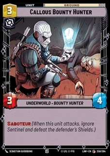 Callous Bounty Hunter