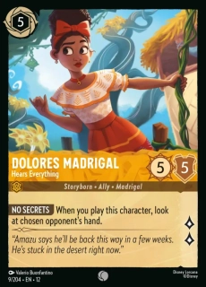 Dolores Madrigal - Hears Everything - foil