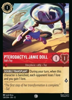 Pterodactyl Janie Doll - Sid's Toy - foil