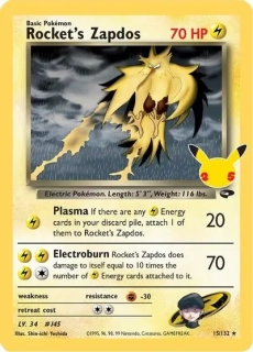 Rocket's Zapdos (CEL GC 15)