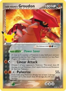 Team Magma's Groudon (CEL MA 9)