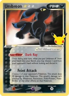 Umbreon Gold Star (CEL POP5 17)