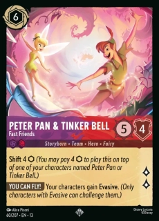Peter Pan & Tinker Bell - Fast Friends - foil