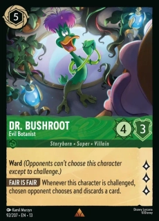 Dr. Bushroot - Evil Botanist - foil
