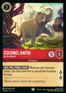 Colonel Hathi - On the March - foil