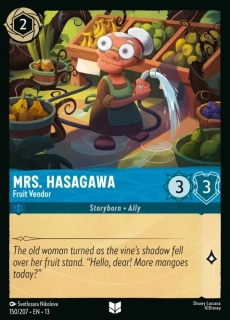 Mrs. Hasagawa - Fruit Vendor - foil