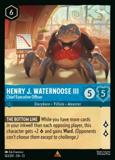 Henry J. Waternoose III - Chief Executive Officer (V.1)