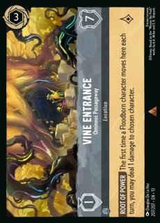 Vine Entrance - Ominous Passageway - foil