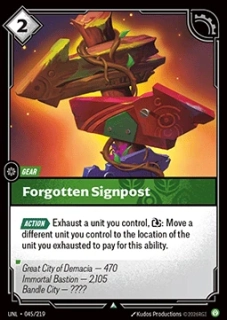 Forgotten Signpost - foil