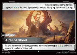Altar of Blood - foil
