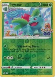 Ivysaur (PGO 002) - REVERSE HOLO